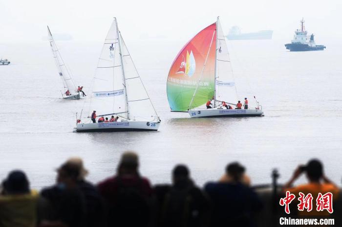 上海邮轮港国际帆船赛启航 碳中和与跨国长航赛