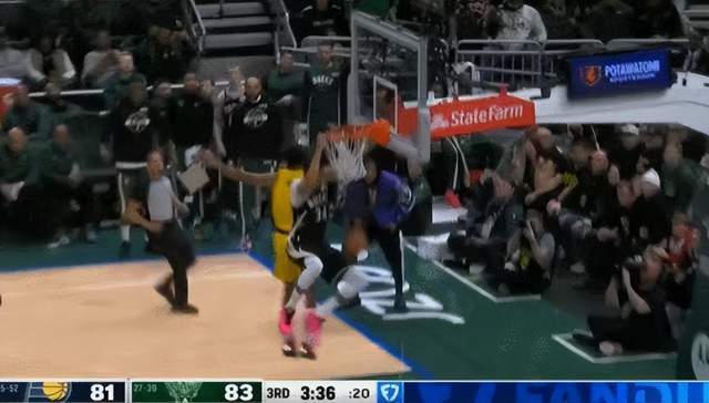 字母哥重伤仍坚持扣篮 雄鹿惜败步行者