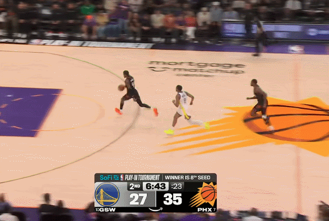 太阳力克勇士锁定第八晋级季后赛 库里带伤作战